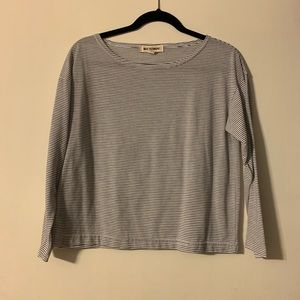 NWOT Madewell Rivet and thread striped t shirt